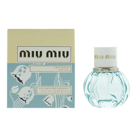 miu miu 20ml|Neutri Miu Miu L’eau Bleue Eau De Parfum 20 Ml .